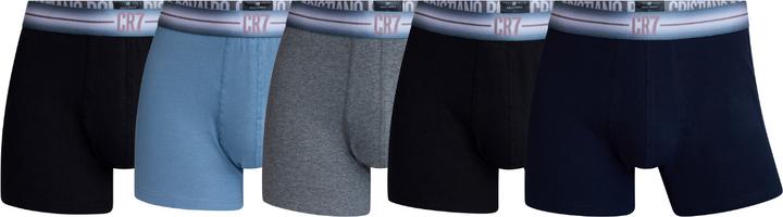 Produktbild CR7 Mens Trunk Cotton Stretch 5-Pack & Travel Bag (S, 5er Pack)