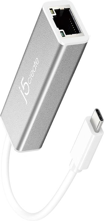 Immagine prodotto j5Create Da USB-C A Gigabit Ethernet (USB-C, RJ45 (1x))