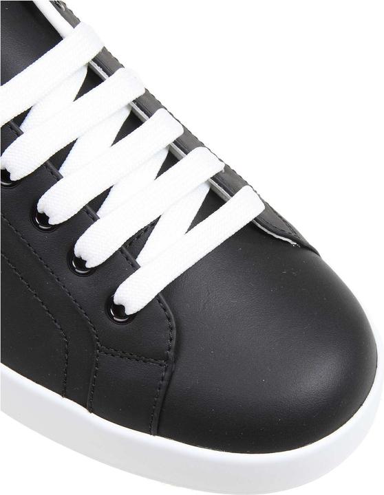 Produktbild Dolce & Gabbana portofino sneakers in black nappa calfskin (39)