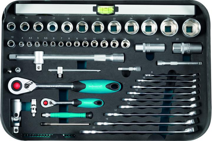 Actual product image technocraft ABS tool case PRO CHROME 152 pcs (152 pieces)