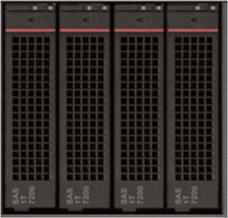 Actual product image Lenovo ThinkServer 3.5" Hot-Swap HDD Expansion Kit for Tower - Enclosure for Storage Run