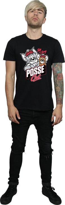 Actual product image Tom & Jerry Mens Posse Cat T-Shirt (XXL)