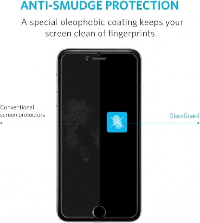 Produktbild Screenguard Apple iPhone 8 Plus Panzerglas Schutzfolie Case Friendly Design (Apple iPhone 8 Plus)