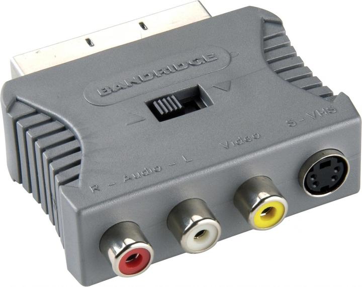Produktbild Bandridge BE BL SCART M - S-Video + 3xRCA F (Scart, Cinch)