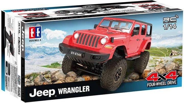 Actual product image Double Remote-controlled car 1:14 (red) Jeep Crawler Pro E340-003 (RTR Ready-to-Run)