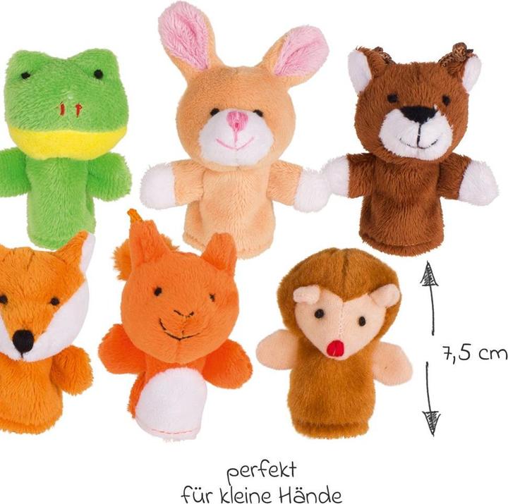 Image du produit Goki Waldtiere Fingerpuppe 8-er Set