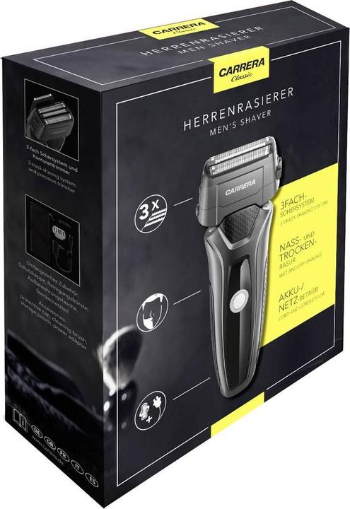 Actual product image Carrera Beauty Classic Shaver Black