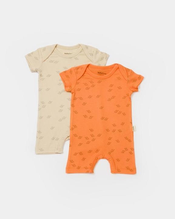Actual product image BabyCosy 2 Pcs short sleeved Rompers (80)