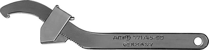 Actual product image Amf Adjustable hook spanner with nose (90 mm, 82 mm, 75 mm, 71 mm, 77 mm, 48 mm, 68 mm, 66 mm, 50 mm, 56 mm, 88 mm, 55 mm, 52 mm, 45 mm, 76 mm, 63 mm, 67 mm, 46 mm, 85 mm, 80 mm, 54 mm, 47 mm, 78 mm, 58 mm, 65 mm, 57 mm, 62 mm, 49 mm, 70 mm, 74 mm, 60 mm)