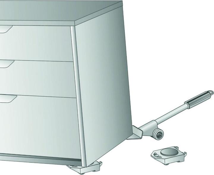 Image du produit Wagner System Lève-meubles, LIFTER, argent. (150 kg)