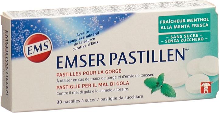 Immagine prodotto Emser Pastiglie senza zucchero al mentolo Freschezza (30 Pezzo/i)
