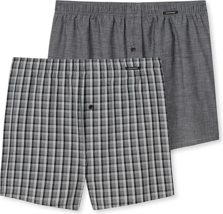 Image du produit Schiesser Boxers tissés Casual Confortables (S, lot de 2)