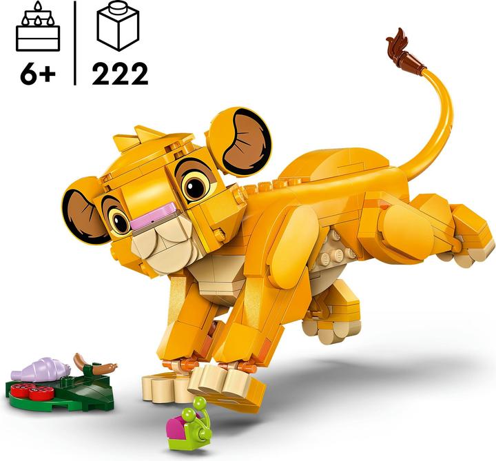 Actual product image LEGO 43243 Simba, the king's lion cub (43243, LEGO Disney)