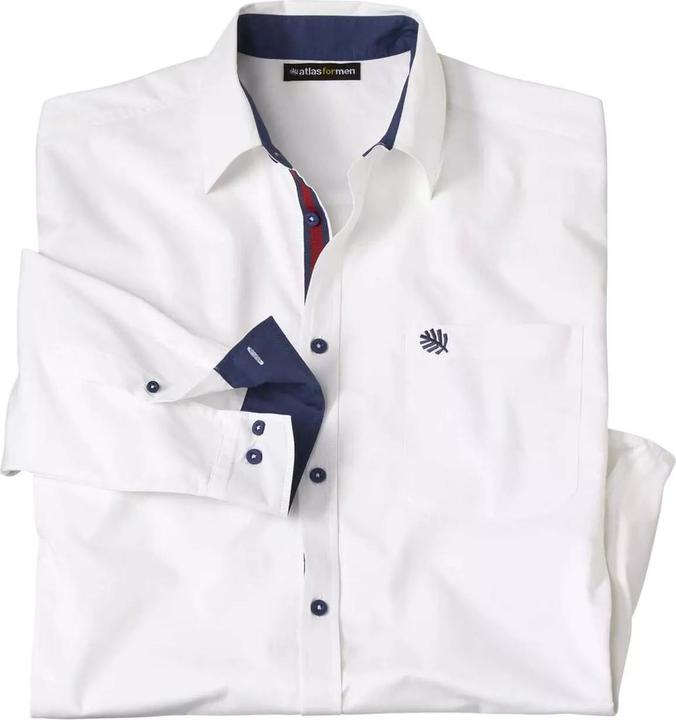 Produktbild Atlas For Men Weisses Popelinhemd (R) (4XL)