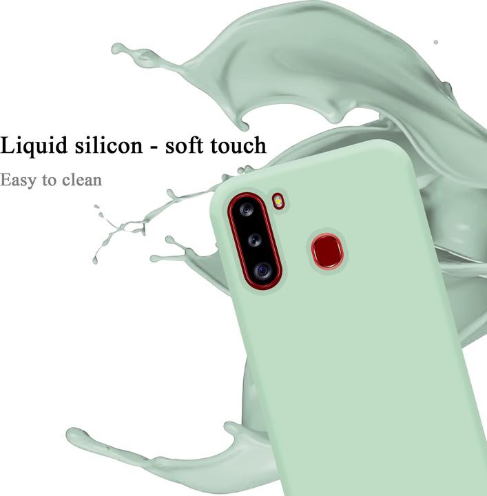Actual product image Cadorabo TPU Liquid Silicone Case Cover (Samsung Galaxy A21)