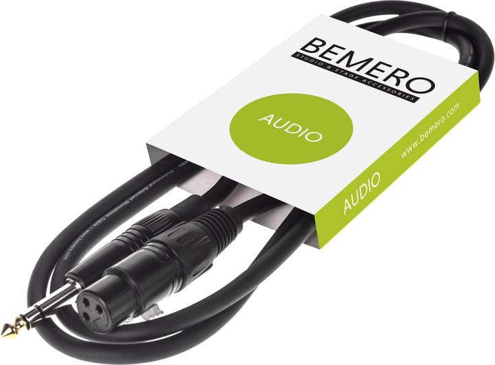 Image du produit Bemero XLR — jack 6,3 mm (1.50 m, XLR, jack 6.3mm)