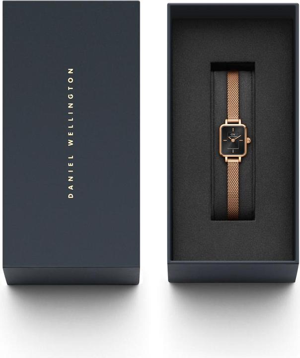Produktbild Daniel Wellington Quadro Mini Melrose Onyx Rose Gold (Analoguhr)