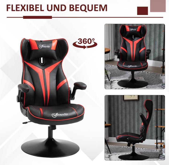 Image du produit Vinsetto Chaise de jeu ergonomique