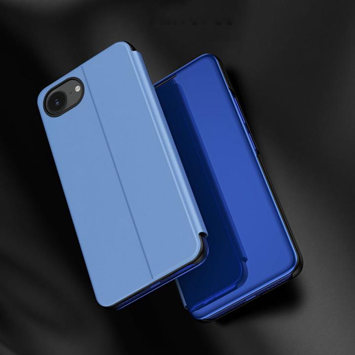 Image du produit Hurtel Back panel cover Clear View Case for iPhone 16e Flip Cover - Blue (Apple iPhone 16e)