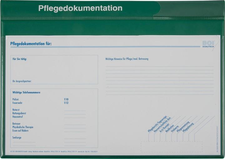 Produktbild Boi Dokutech Patienten-Dokumentationsmappe System-Line DIN A4 grün (A4, 1 x)