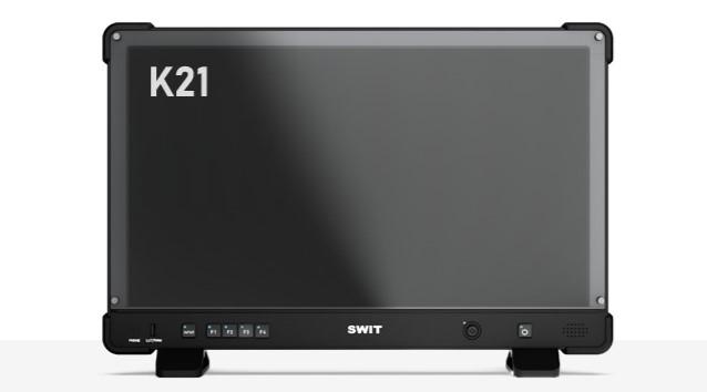 Swit K21 | 21.5" professional High-bright HDR FHD Slim Field Monitor with reinforced corners, V-moun (21.50", UWFHD)