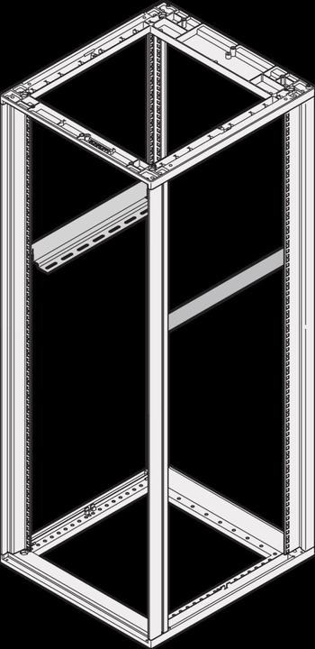 Produktbild Schroff Gleitschiene - 19"GLEITSCHIENEN-SET 600T 2X