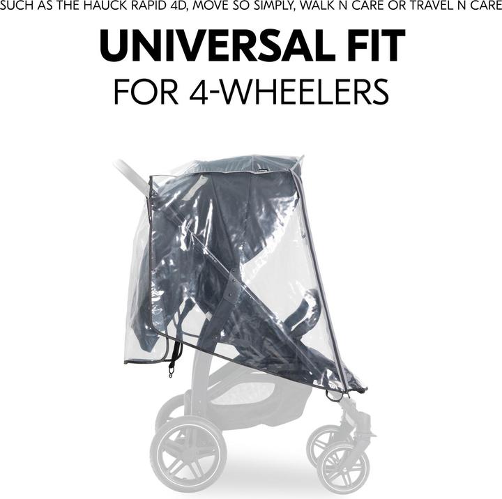 Produktbild Hauck Pushchair Raincover 4W