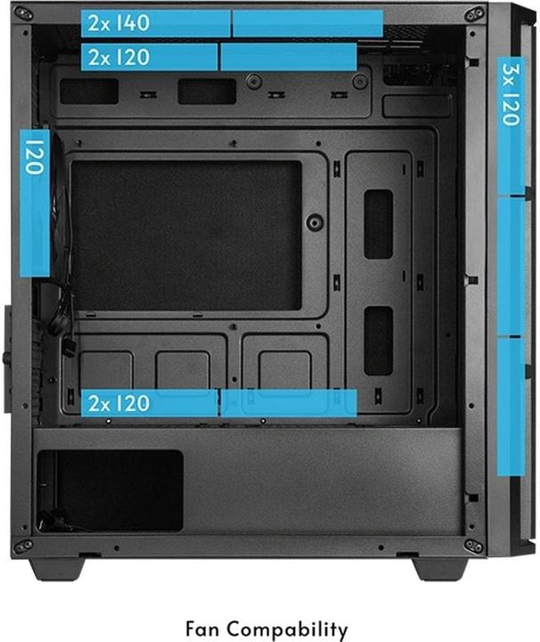 Actual product image Chieftec AZ-01B-OP (mATX, Mini-ITX, uATX)