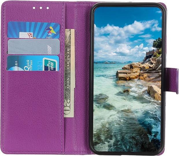 Produktbild MU Classic Litchi Leder Bookcover Series (Samsung Galaxy A22)