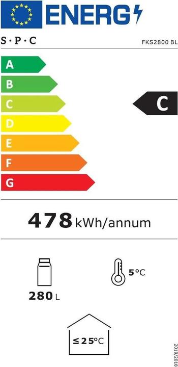 Energie-Label SPC FKS2800-2 BL (280 l)