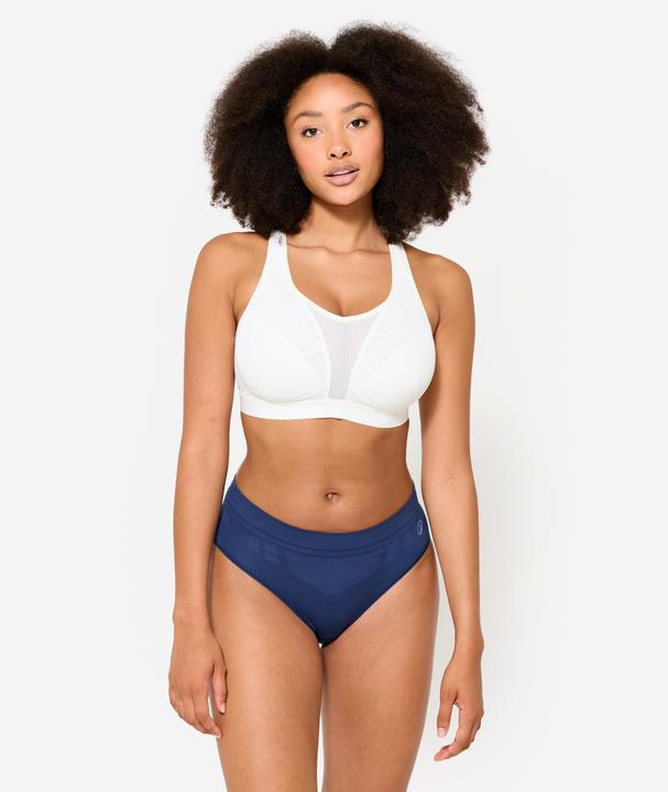 Image du produit Kalenji Lot de 3 culottes sans coutures Femme, Violet/Blanc/Bleu (XL)