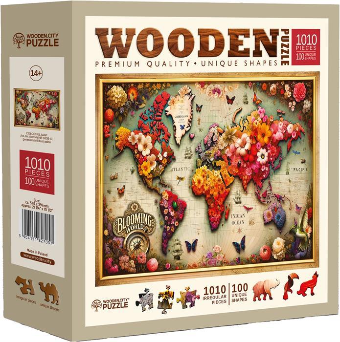 WoodenCity Mappa colorata (1010 pezzi)