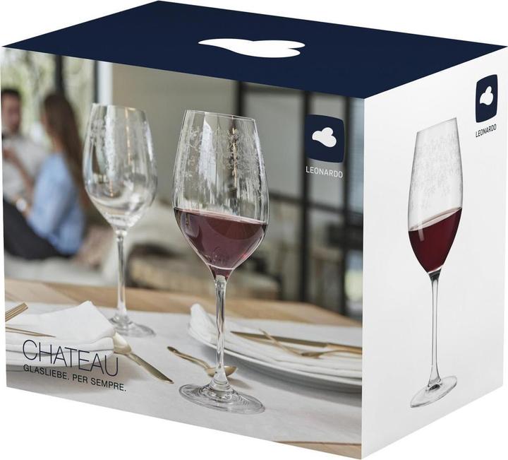 Image du produit Leonardo Château (51 cl, 6 Verres, Verres à vin rouge)