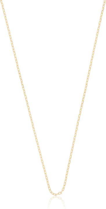 Muau Necklace round anchor yellow gold 750, 2.7mm, 38cm (750/18K Gelbgold, 38 cm)