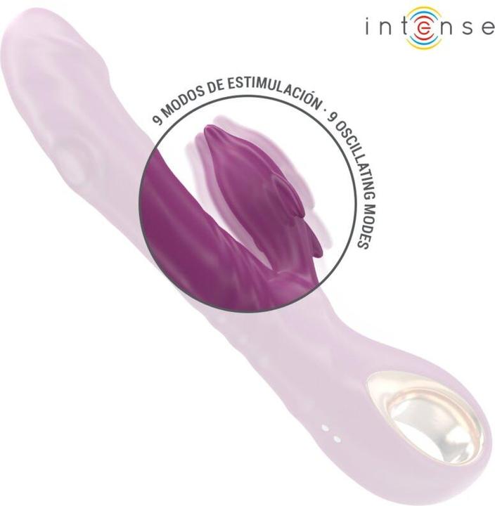 Produktbild Intense Halle Multifunktionsvibrator Mit Delfin-Stimulierender Zunge Lila