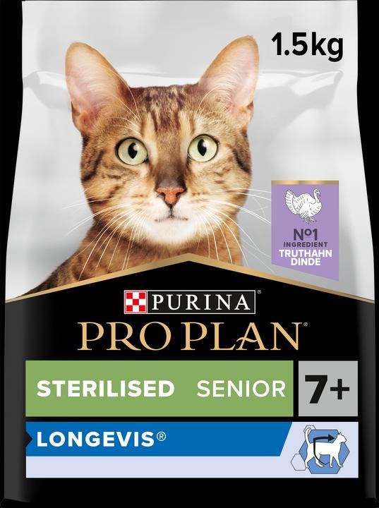 Immagine prodotto Pro Plan Gatto sterilizzato 7+ Tacchino1,5kg (Senior, 1 pz., 1500 g)