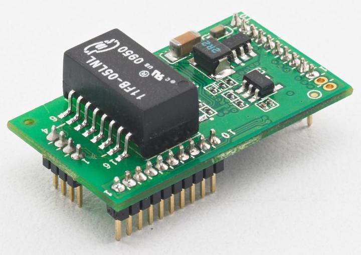 Actual product image Moxa Emb. Network Enabler 10/100Mb MiiNePort E2-T DROP-IN-MODULE