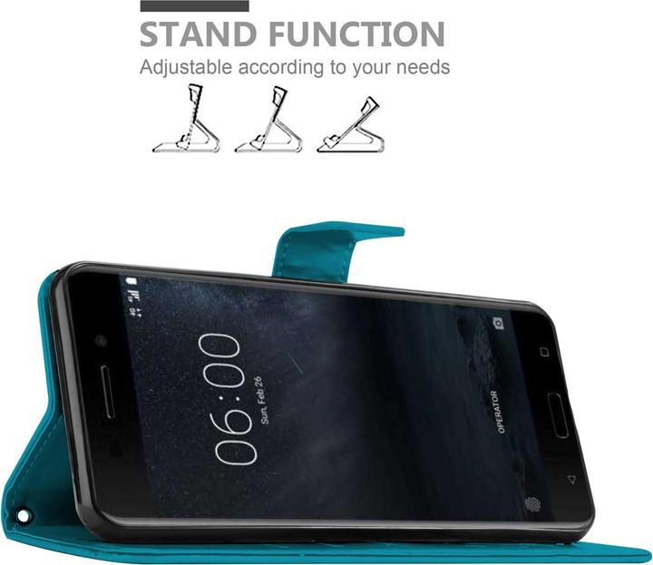 Immagine prodotto Cadorabo Custodia a libro floreale per Nokia 6.1 (Nokia 6.1)