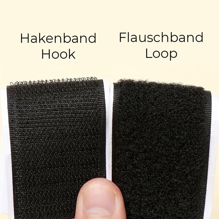 Produktbild König Design Klettband extra stark selbstklebend Abmessung wählbar Klettverschluss 15 - 50 mm (20 mm)
