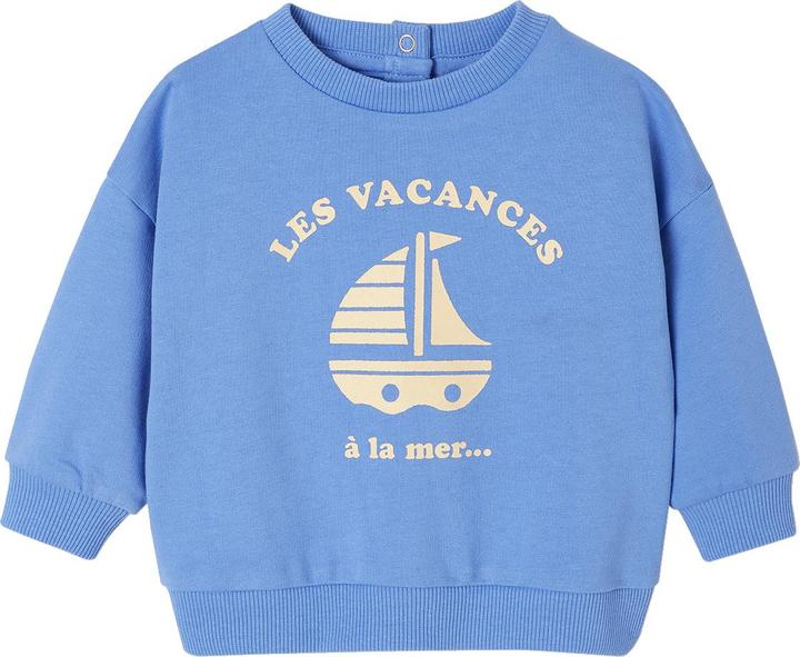 Produktbild Vertbaudet Baby Rundhals-Sweatshirt BASIC mit Recycling-Polyester (62)