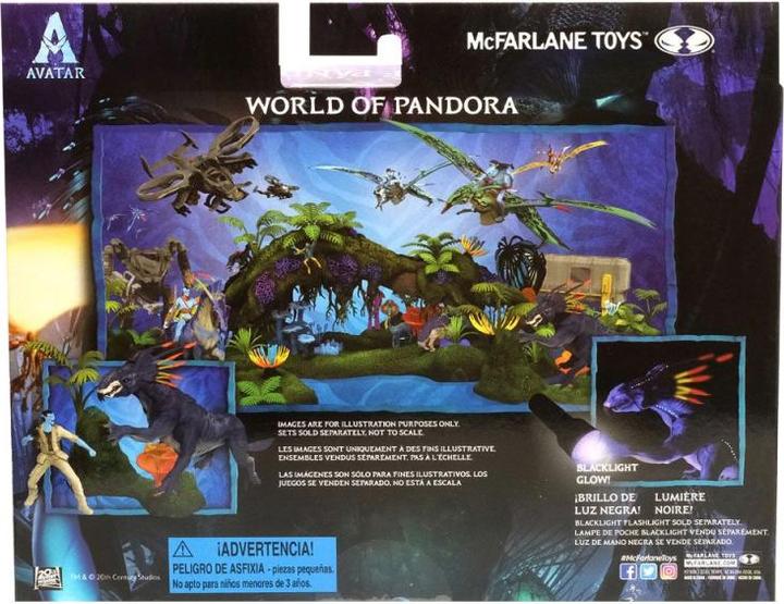 Actual product image McFarlane Avatar - Departure to Pandora Action Figures Jake vs Thanator