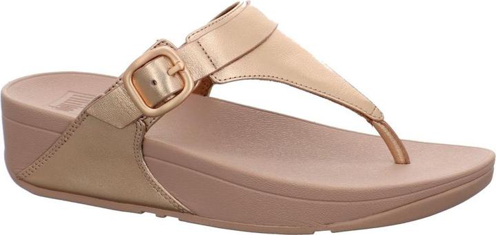 Fitflop Lulu Adjustable Leather Toe Post Sandal