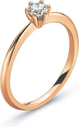 Image du produit Natsumi Schmuck Bague diamant or rose 18C/750 0.25 ct H si (53, Or 750/18 K)