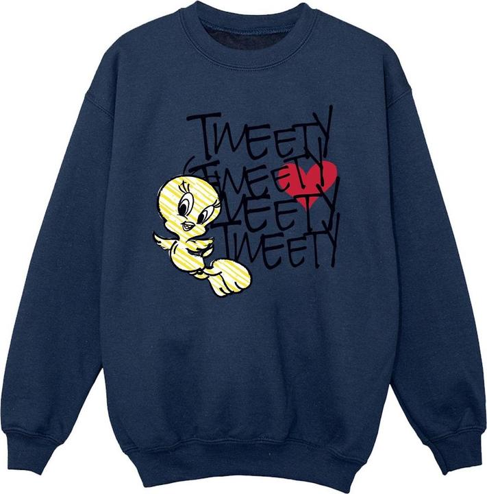 Image du produit Looney Tunes - Sweat TWEETY LOVE HEART - Fille (128)