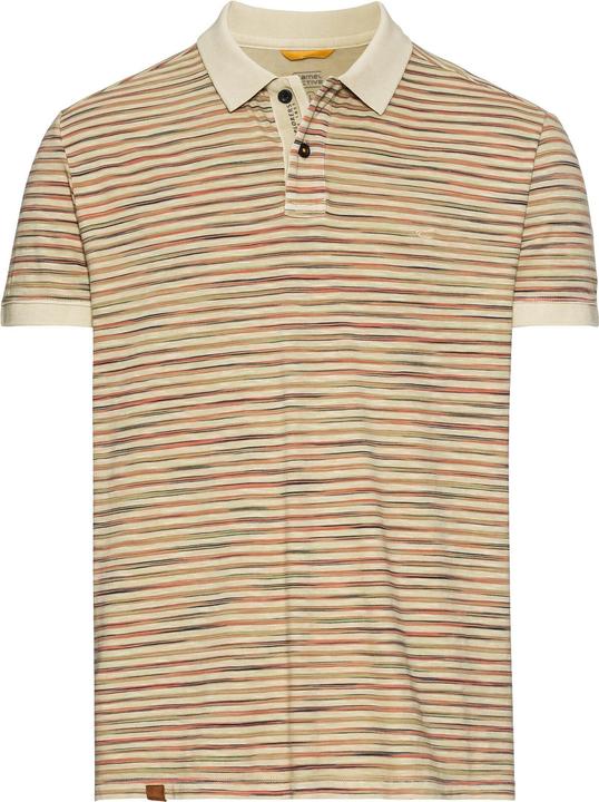 Camel Active Jersey Poloshirt mit Multicolour-Streifen
