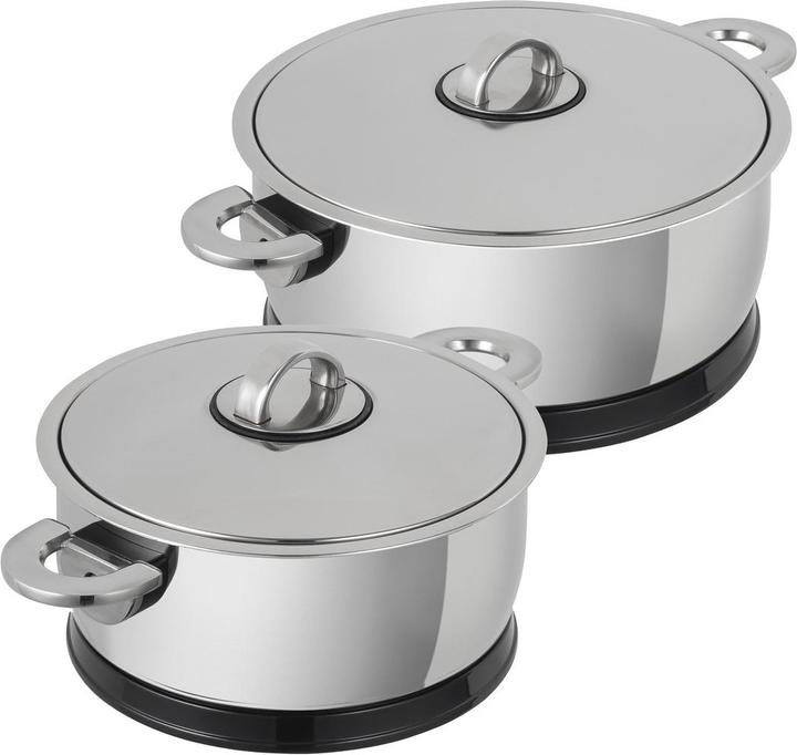 Image du produit Kuhn Rikon DUROTHERM® Pro set 2 l/18cm & 3 l/22cm (18 cm, Casserole, Acier inoxydable)