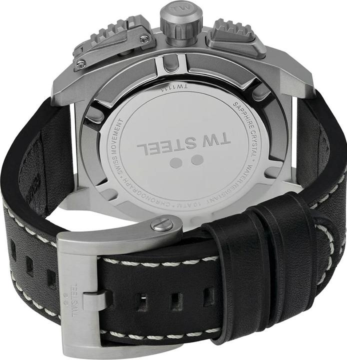 Produktbild TW-Steel TW1111 Canteen Chronograph Herrenuhr 46mm 10ATM (Chronograph, 46 mm)