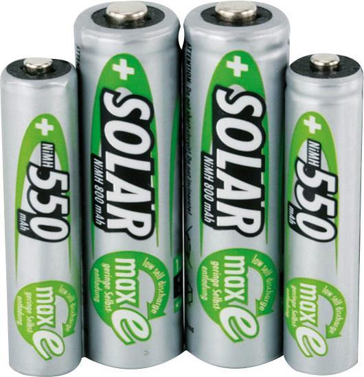 Produktbild Ansmann NiMH HR03 Sol (2 Stk., AAA, 550 mAh, Ladegerät inkl. Akku)