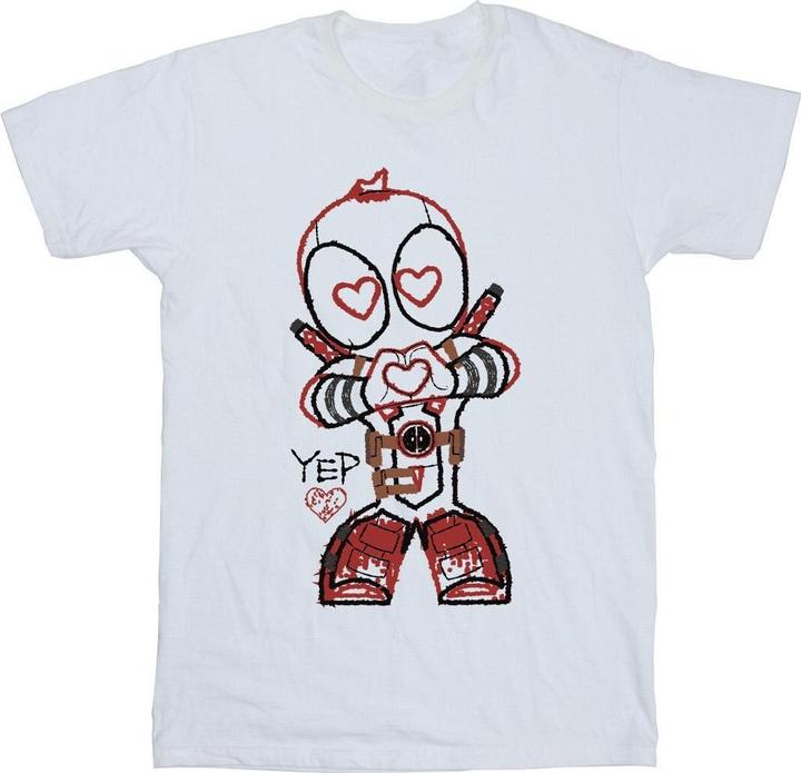 Produktbild Deadpool Love Beam Line TShirt (3XL)