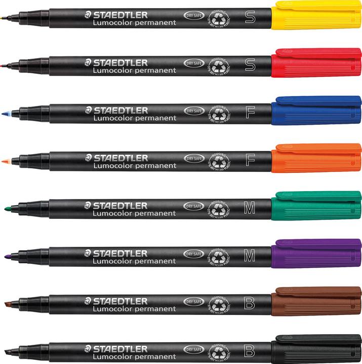 Actual product image Staedtler Lumocolor permanent (Black, 0.60 mm, 1 x)